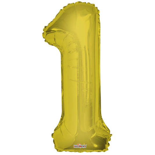34" Foil Gold Balloons 1 ct