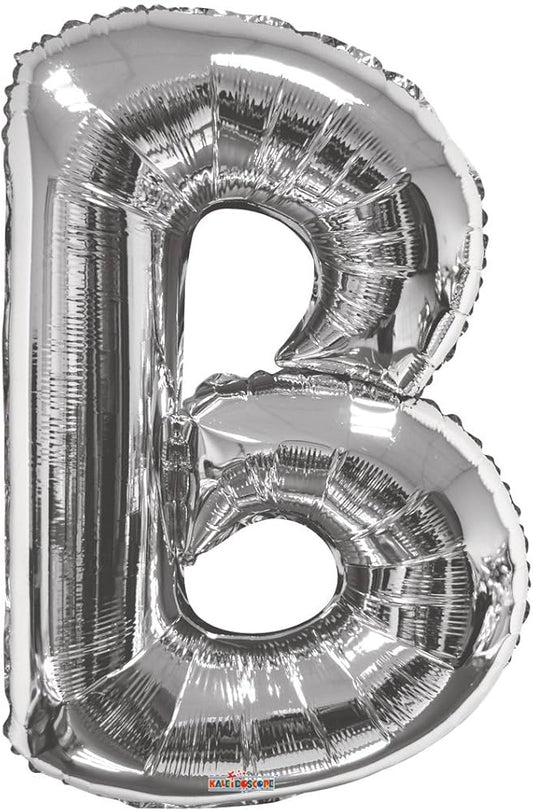 34" Foil Silver Letters 1ct