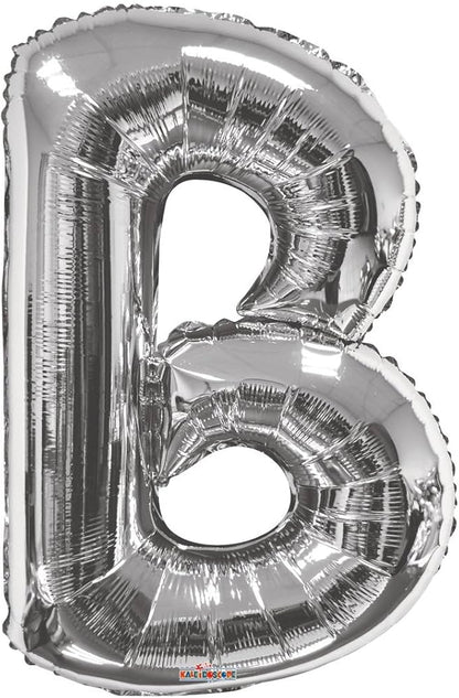34" Foil Silver Letters 1ct