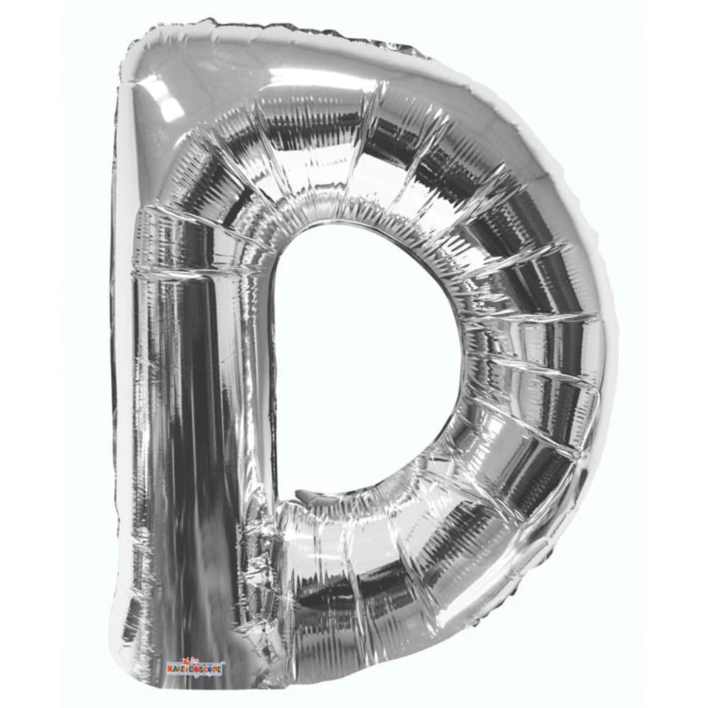 34" Foil Silver Letters 1ct