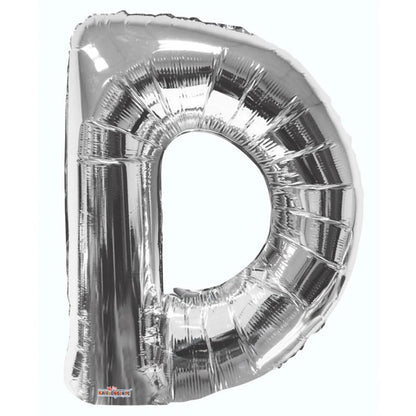 34" Foil Silver Letters 1ct