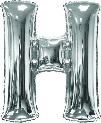 34" Foil Silver Letters 1ct