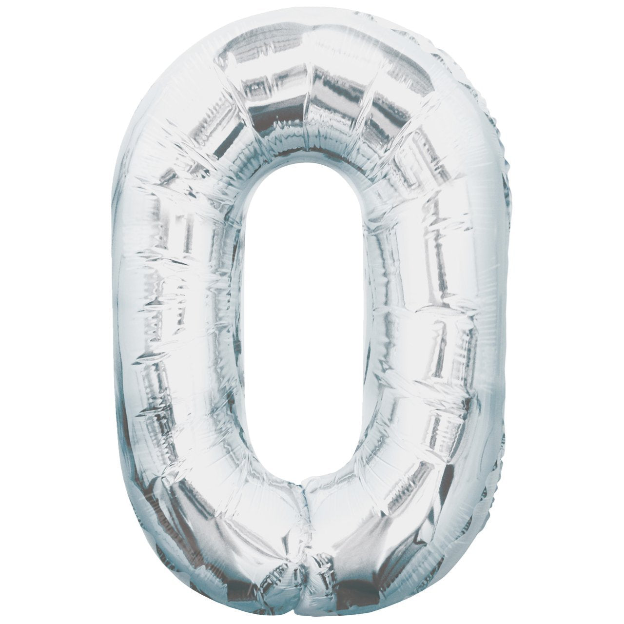 34" Foil Silver Number Balloons