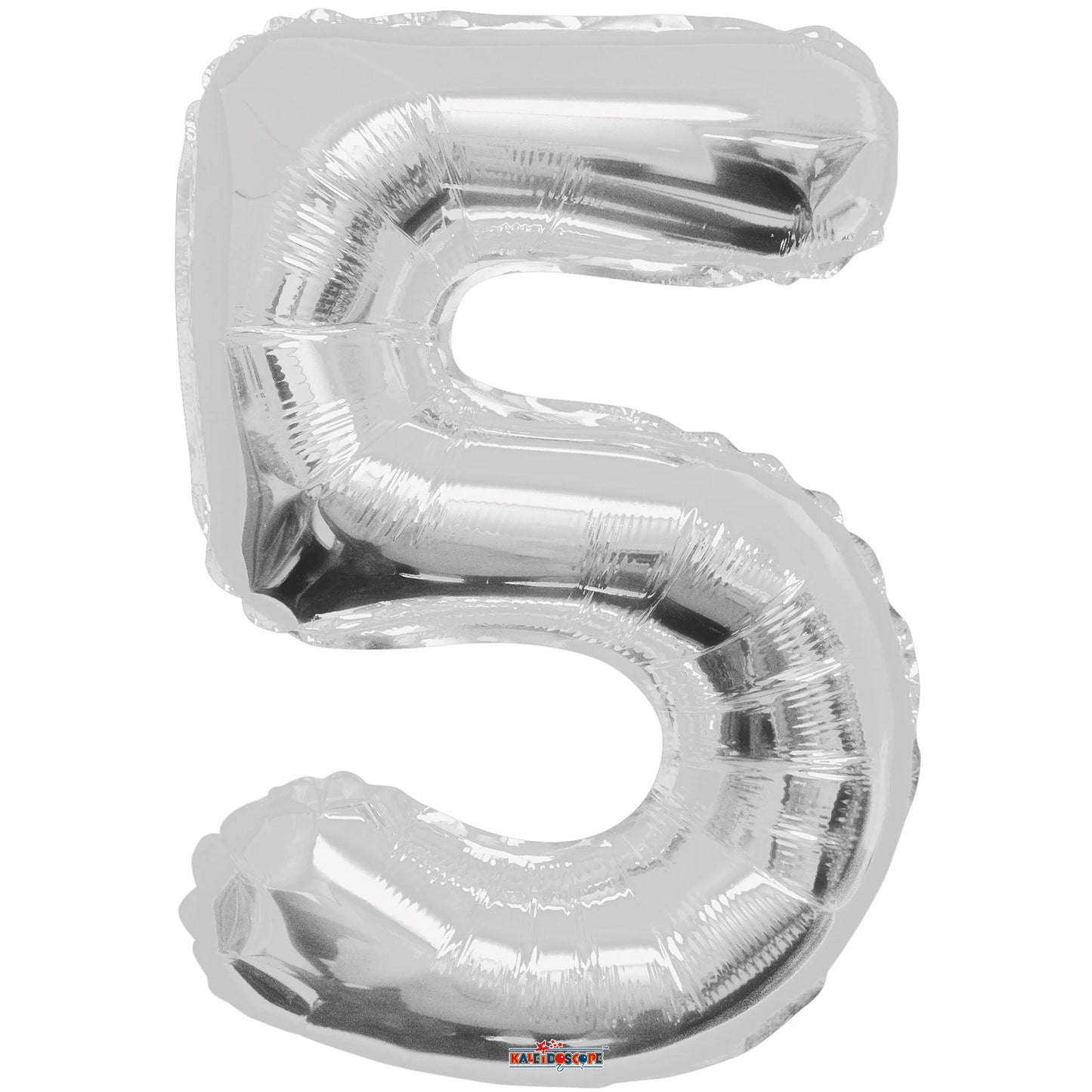 34" Foil Silver Number Balloons